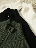 Jean | Wool Zip-Up Cardigan for Women