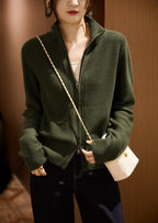 Jean | Wool Zip-Up Cardigan for Women