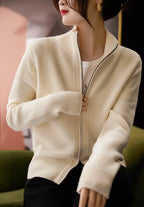 Jean | Wool Zip-Up Cardigan for Women