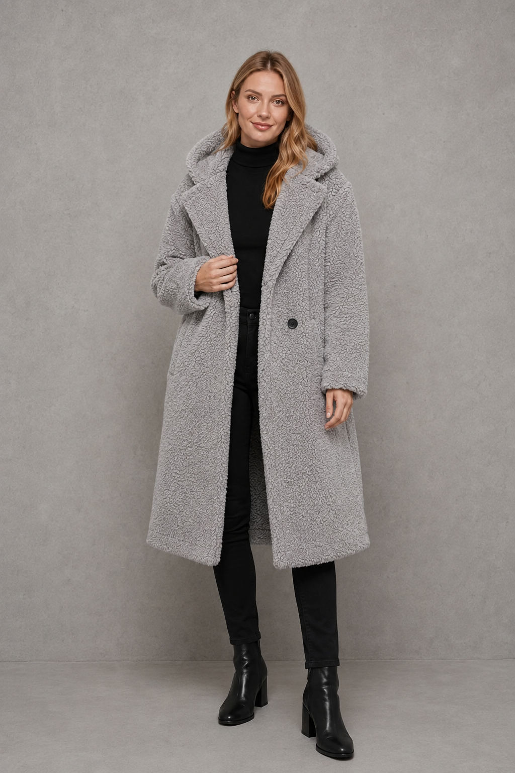 Beatrice | Hooded Quilted Longline Padded Winter Coat