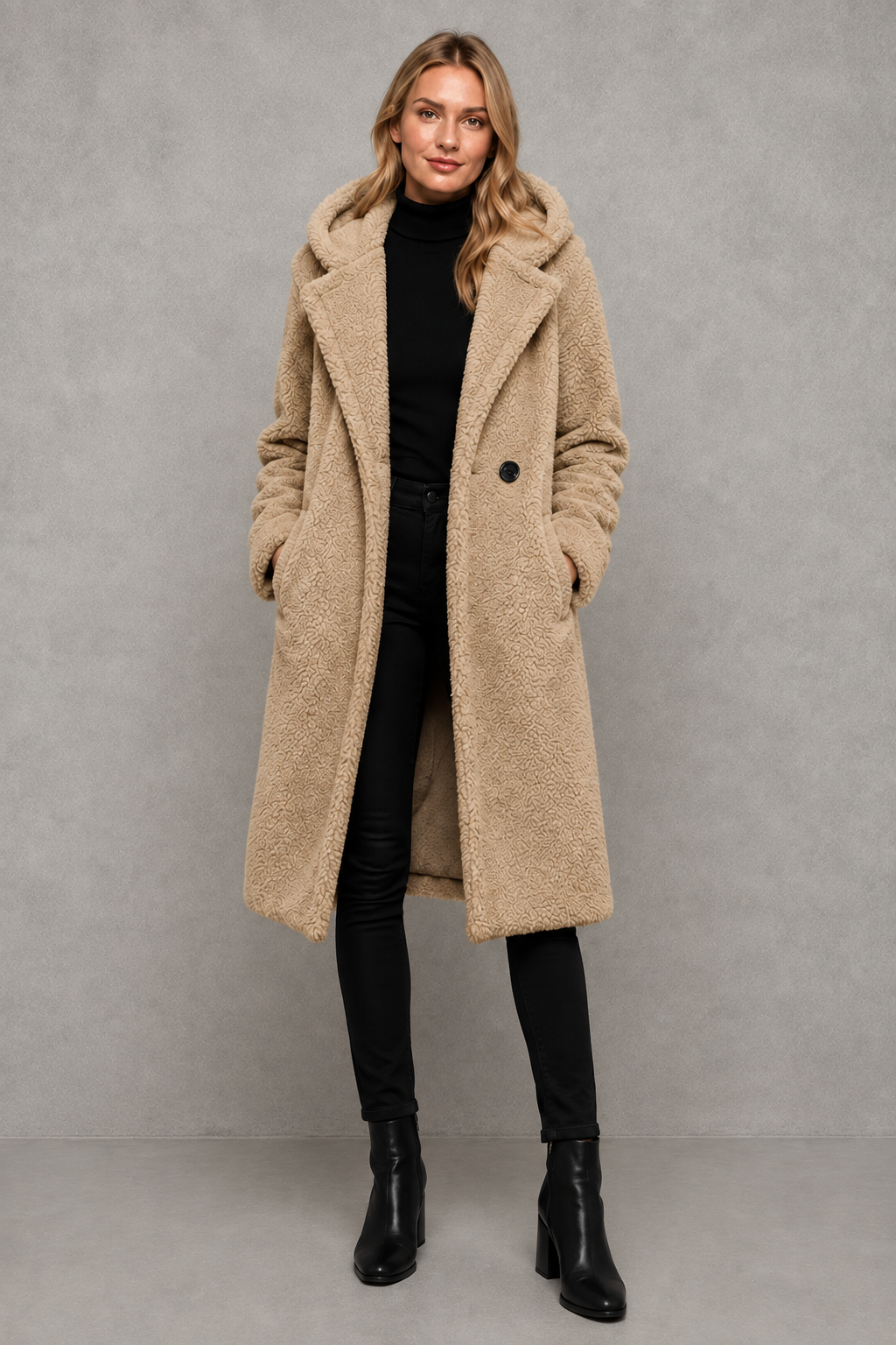 Beatrice | Hooded Quilted Longline Padded Winter Coat