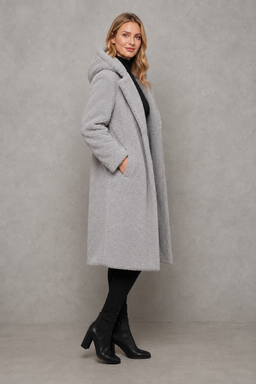 Beatrice | Hooded Quilted Longline Padded Winter Coat