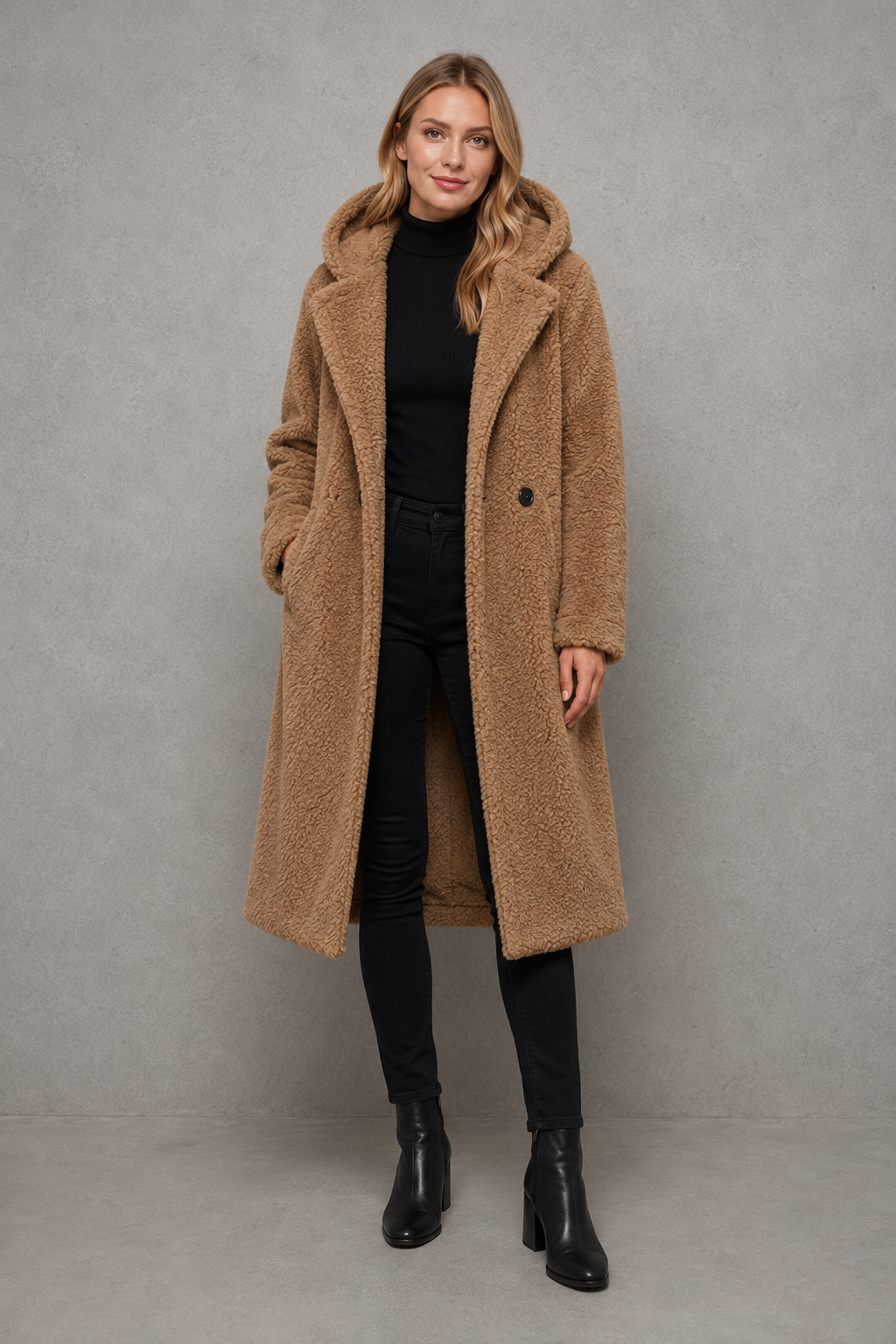 Beatrice | Hooded Quilted Longline Padded Winter Coat