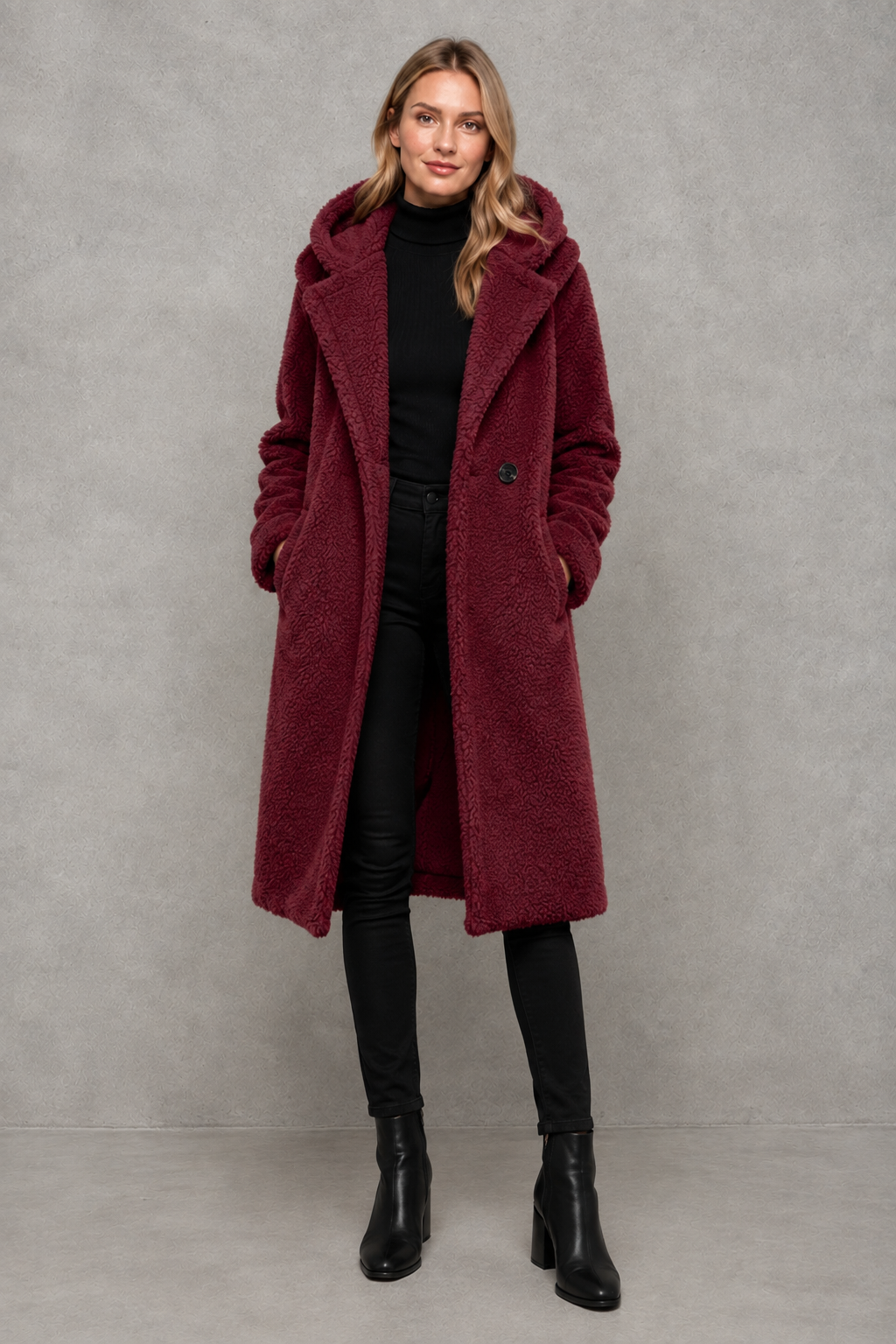 Beatrice | Hooded Quilted Longline Padded Winter Coat