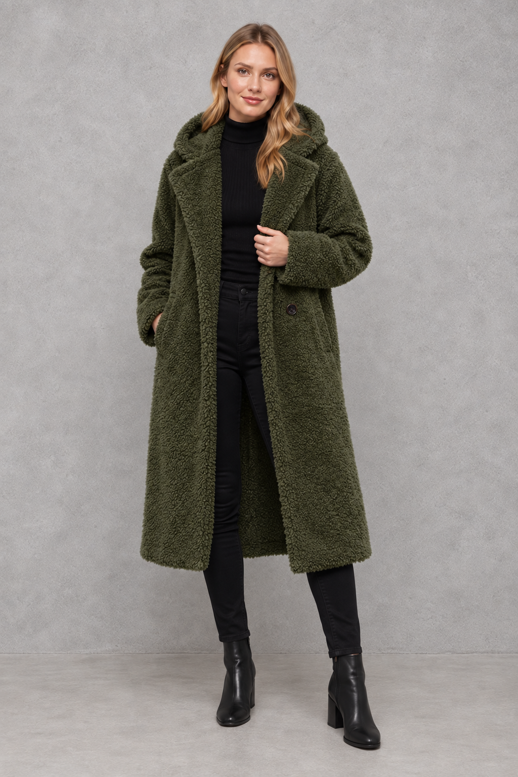 Beatrice | Hooded Quilted Longline Padded Winter Coat