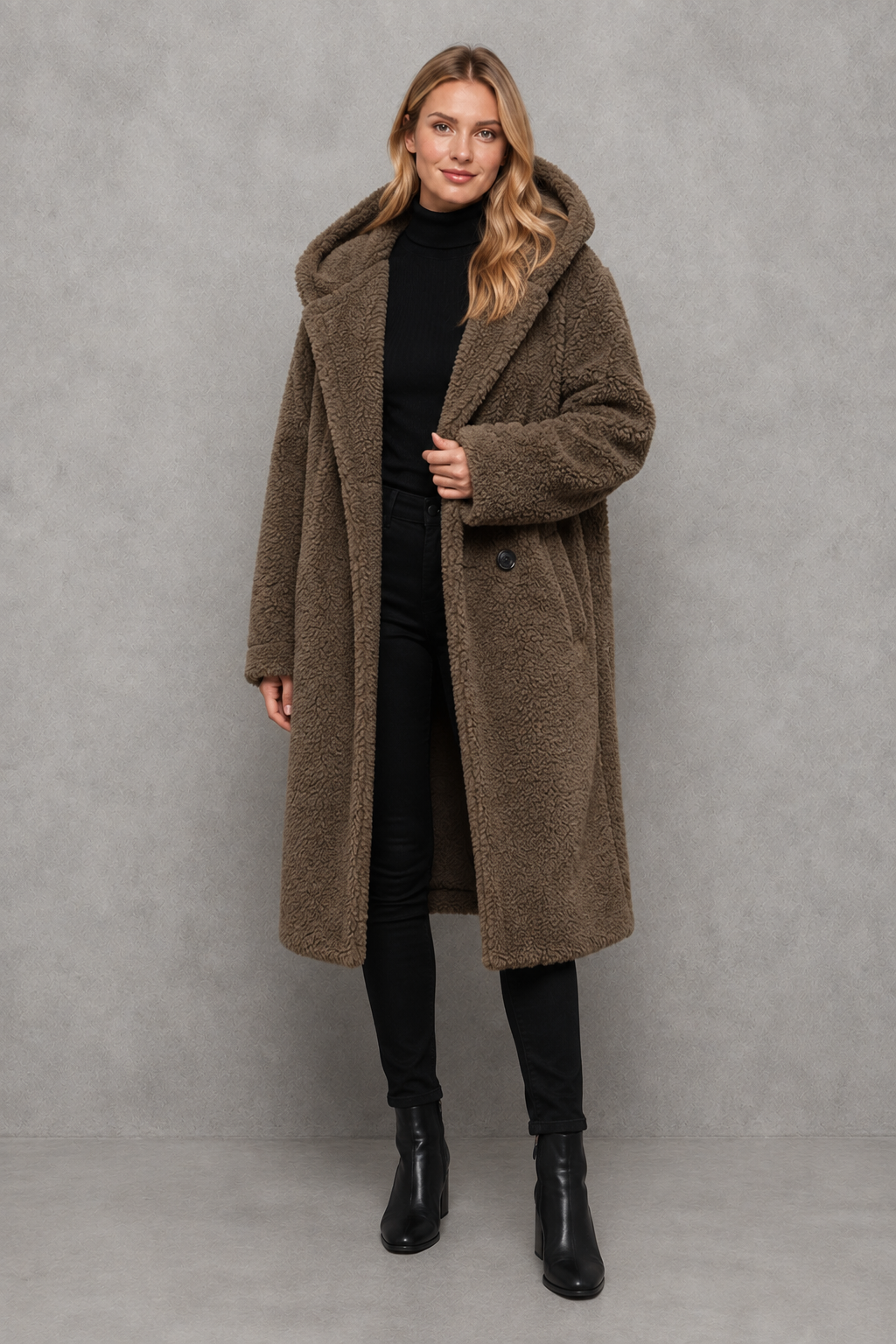 Beatrice | Hooded Quilted Longline Padded Winter Coat